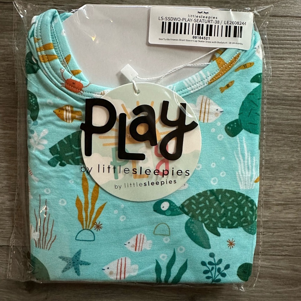 Little Sleepies Play Sea Turtle Pajama Set